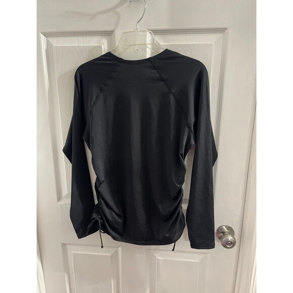 Hurley UPF 50+ Long Sleeve Rash Guard Black Size M New With Tag - Picture 3 of 4